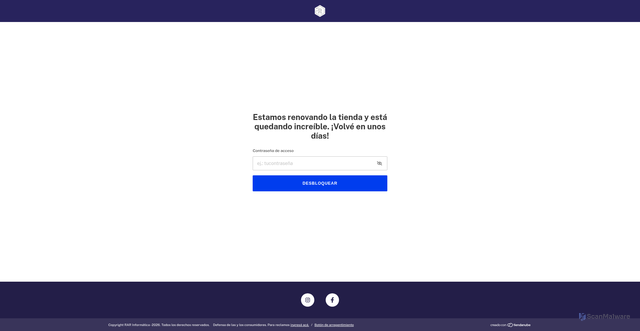 Security scan screenshot of https://www.rarinformatica.com/password/