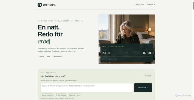 Security scan screenshot of https://ennatt.se