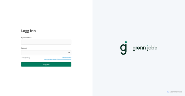 Security scan screenshot of https://mitt-selskap.staging.gronnjobb.no/auth?authredirect=%2Ftasks%2F3681911842739341814