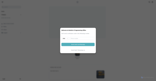 Security scan screenshot of https://pro25ibrahim.link/