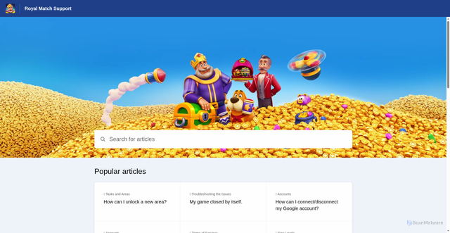 Security scan screenshot of https://dreamgames.helpshift.com