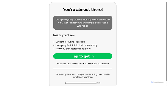 Security scan screenshot of http://bridge.bankwithsuccess.site/
