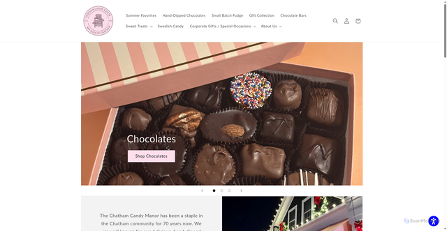 Security scan screenshot of https://candymanor.com