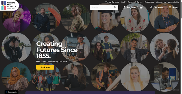 Security scan screenshot of https://www.wmc.ac.uk/