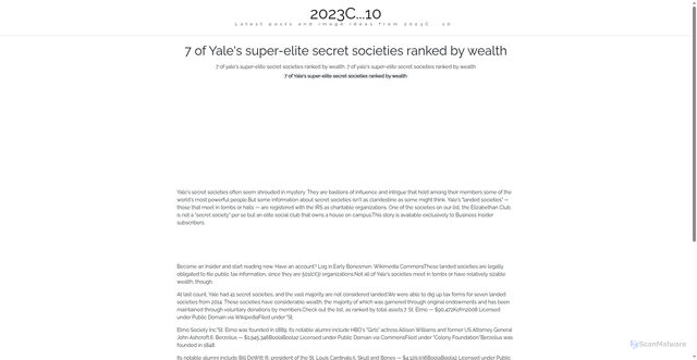 Security scan screenshot of https://cakrawalapixellab-dpet3uwhks0r.edgeone.app/7-of-yales-super-elite-secret-societies-ranked-by-wealth.html