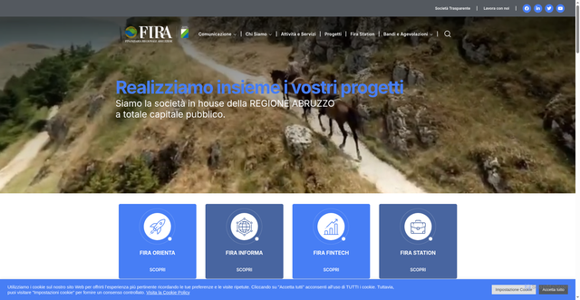 Security scan screenshot of https://www.fira.it/