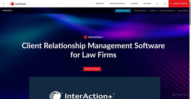 Security scan screenshot of https://interaction.com
