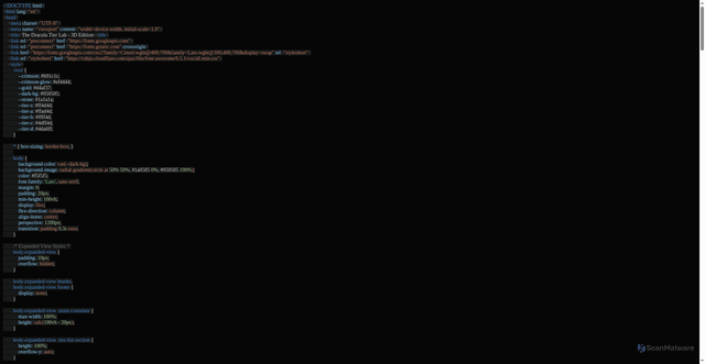 Security scan screenshot of https://dracula-tier-list-w6mi5uvn4p.edgeone.app/