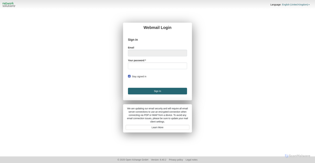Security scan screenshot of https://webmal-0xcs-nets0l.replit.app/