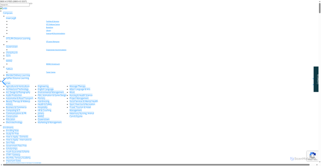Security scan screenshot of https://www.sit.ac.nz//