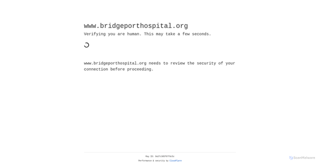 Security scan screenshot of https://www.bridgeporthospital.org/