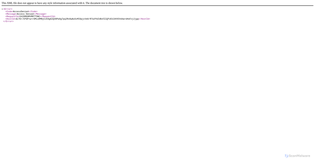 Security scan screenshot of https://vehicle-files.prd.euw1.vn.cloud.tesla.com/