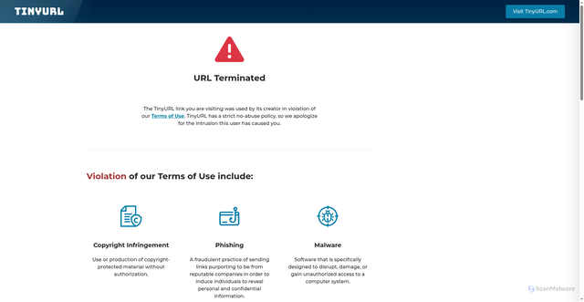 Security scan screenshot of https://tinyurl.com/472etu3r