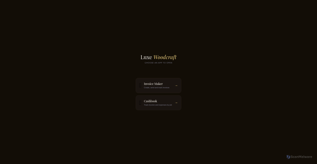 Security scan screenshot of http://invoiceapp-697.pages.dev/