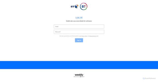 Security scan screenshot of https://allam-btconnnnn.weeblysite.com/