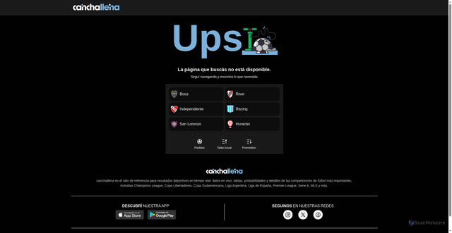Security scan screenshot of https://widget-canchallena.clanacion.com.ar
