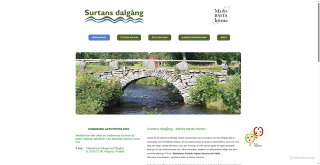 Security scan screenshot of https://surtan.se