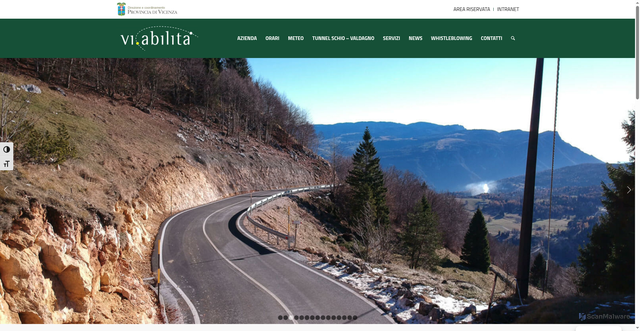 Security scan screenshot of https://www.vi-abilita.it