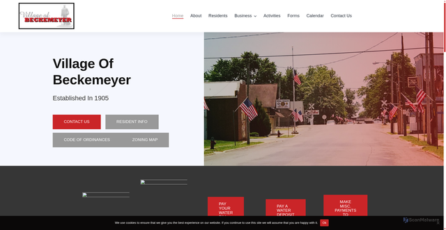 Security scan screenshot of https://beckemeyeril.gov/