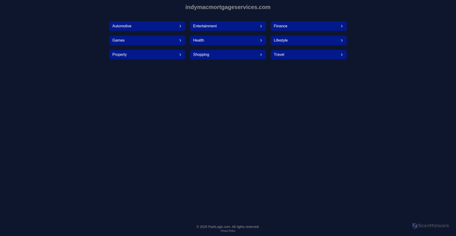 Security scan screenshot of https://indymacmortgageservices.com