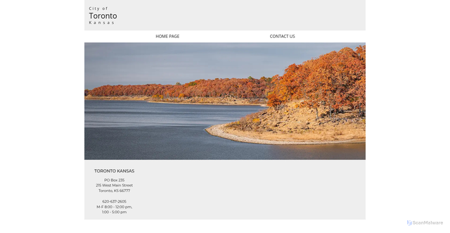 Security scan screenshot of https://www.cityoftorontoks.gov/
