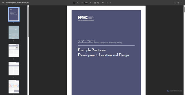 Security scan screenshot of https://housingequityguide.nmhc.org/sites/default/files/attachments/06_development_location_design.pdf