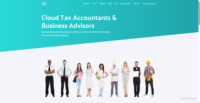 Security scan screenshot of https://cloudtaxaccountants.com.au