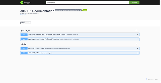 Security scan screenshot of https://cdn.apps.wwt.com