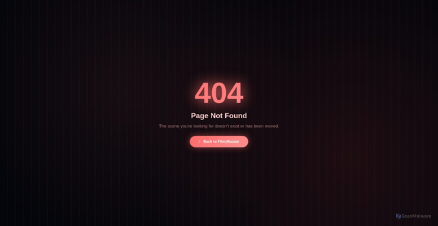 Security scan screenshot of https://filmybazaar.com/404.html
