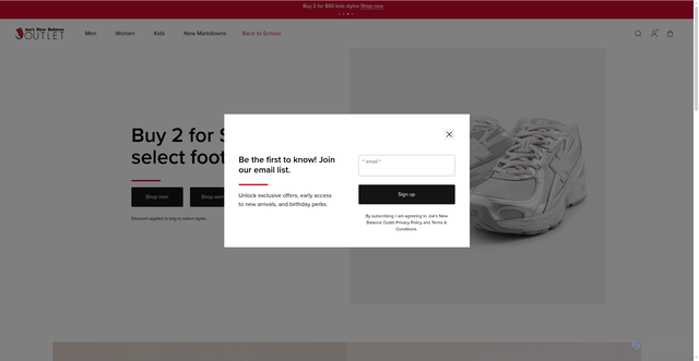Security scan screenshot of https://joesnewbalanceoutlet.com