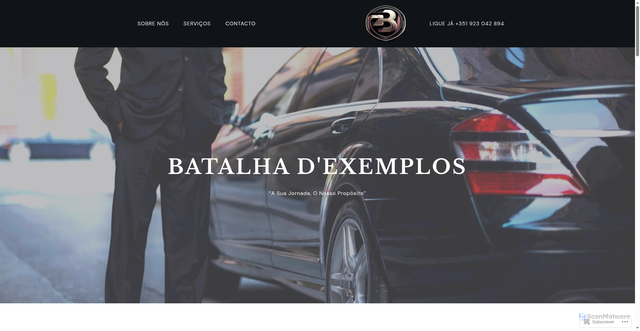Security scan screenshot of http://batalhadexemplos.com/