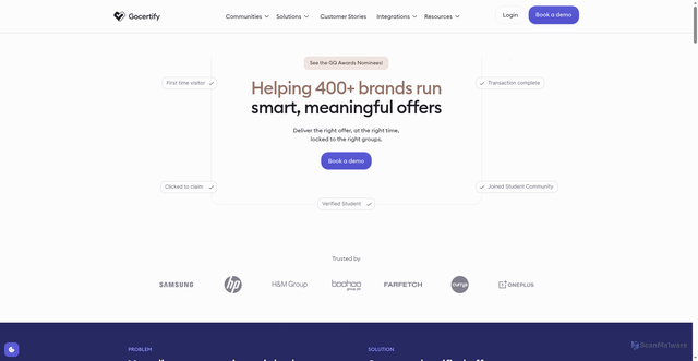 Security scan screenshot of https://assets.gocertify.me/