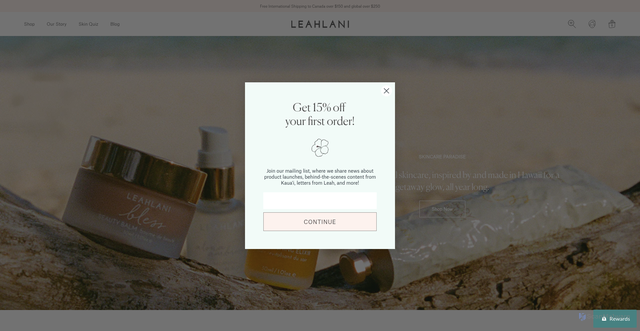 Security scan screenshot of https://leahlaniskincare.com