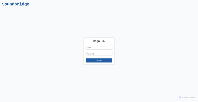 Security scan screenshot of https://soundbridge.se/