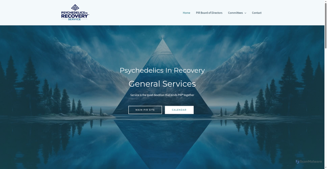 Security scan screenshot of https://service.psychedelicsinrecovery.org/