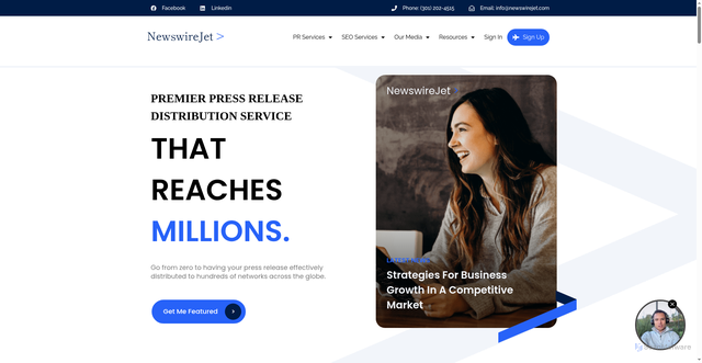 Security scan screenshot of https://newswirejet.com/