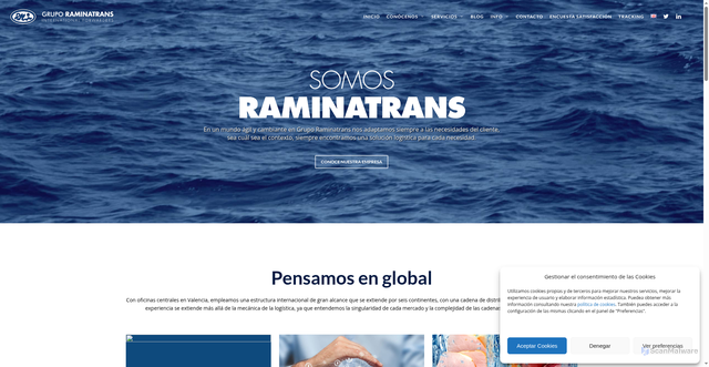 Security scan screenshot of https://raminatrans.com
