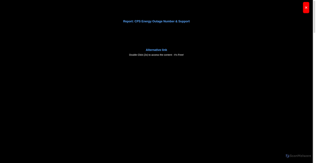 Security scan screenshot of https://cps-energy-outage-number.pages.dev/