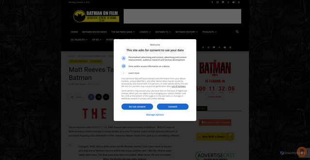 Security scan screenshot of https://batman-on-film.com/10994/matt-reeves-talks-about-his-take-on-batman/