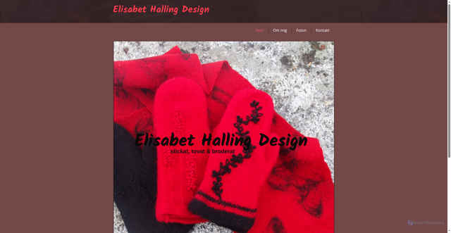 Security scan screenshot of https://hallingdesign.se