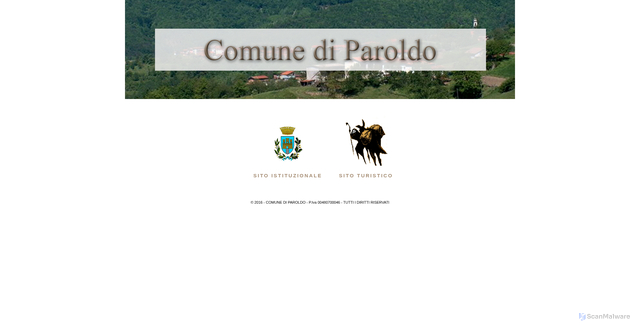 Security scan screenshot of https://www.comune.paroldo.cn.it/