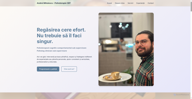 Security scan screenshot of http://andreimitulescu.com/