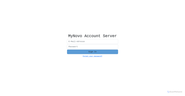 Security scan screenshot of https://mynovo-api.loewen-gruppe.de