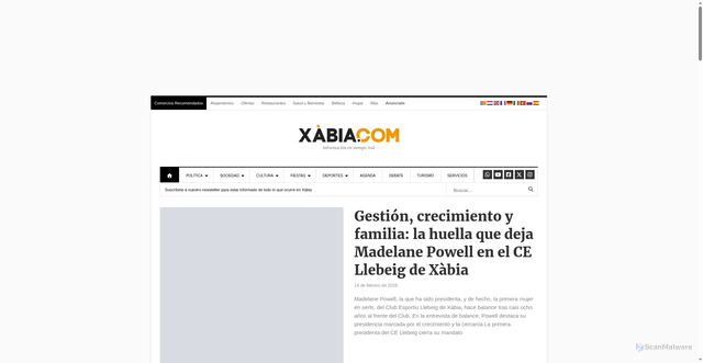 Security scan screenshot of https://javea.com