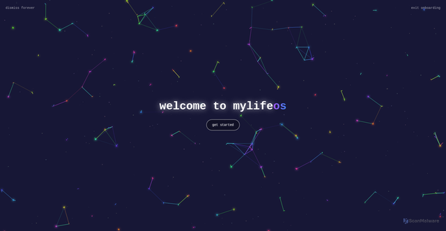Security scan screenshot of https://mylife-os.com/