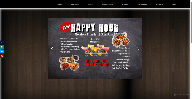 Security scan screenshot of https://www.hotnjuicycrawfish.com/
