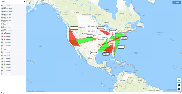 Security scan screenshot of https://www.scribblemaps.com/maps/view/NFL-Division-Map/NFLMAP
