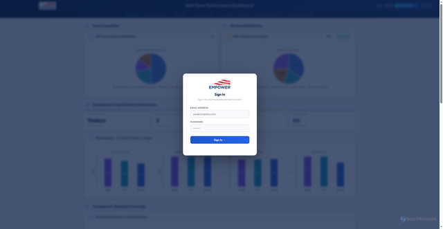 Security scan screenshot of https://empower-iamdashboard-qh8rdou7fo.edgeone.app/