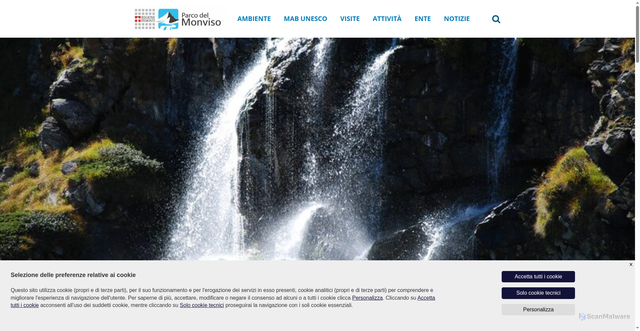 Security scan screenshot of https://www.parcomonviso.eu