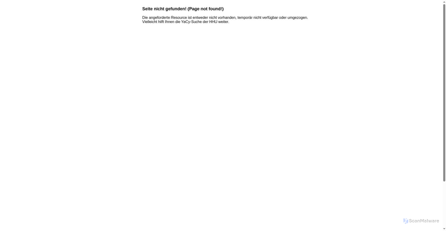 Security scan screenshot of http://www.iuf.uni-duesseldorf.de